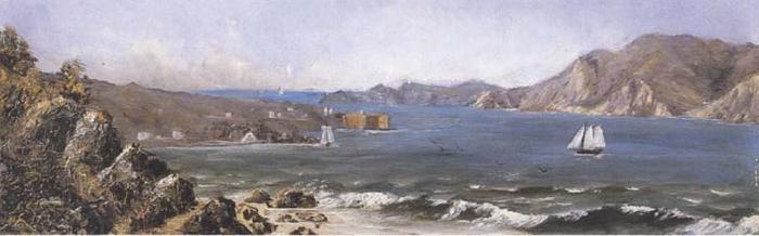 Percy Gray The Golden Gate Viewed from San Francisco (mk42) oil painting picture